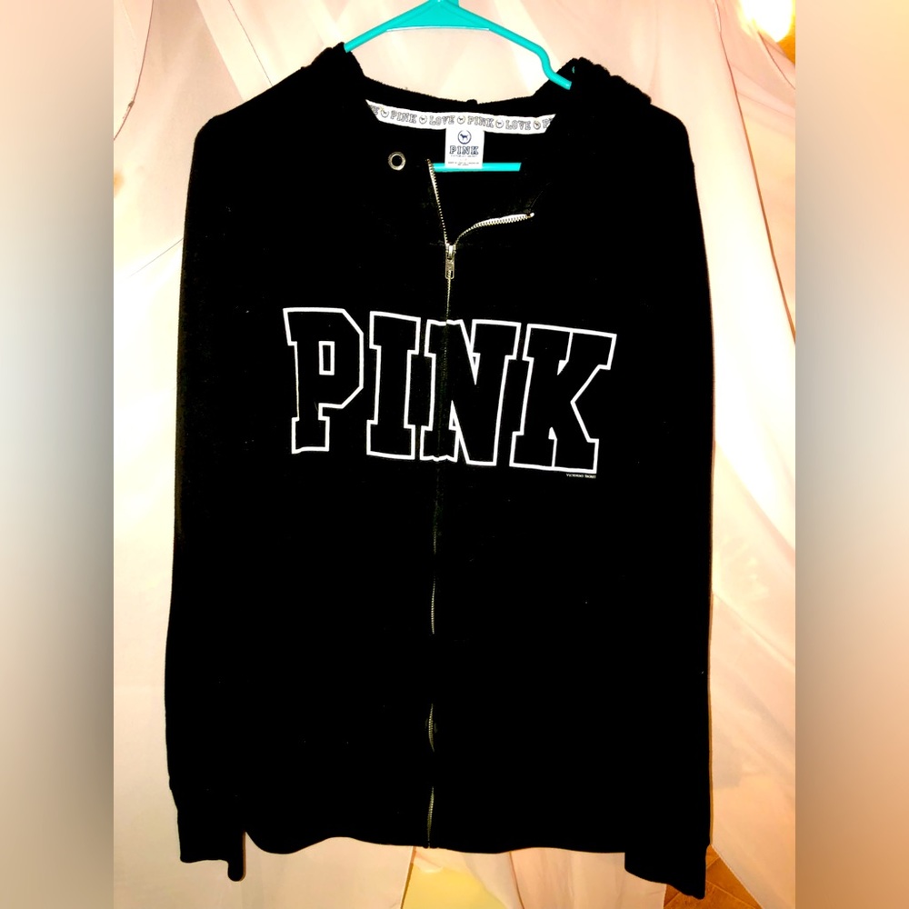 Black pink Jacket woman’s small from Victoria secret